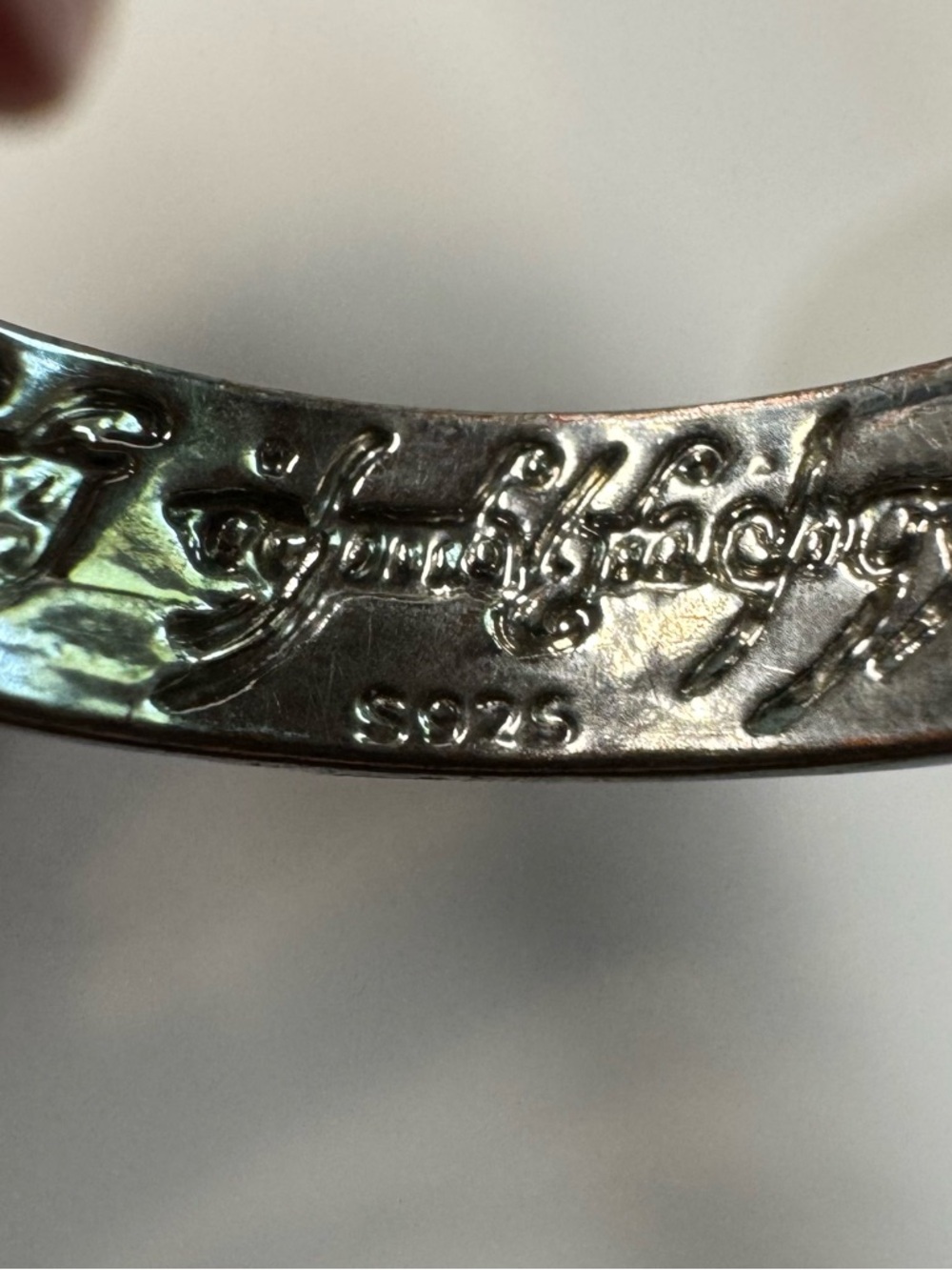 Lord of the Rings Elvish Ring 925 Sterling Silver Size 10 LOTR Collector - Picture 5 of 7